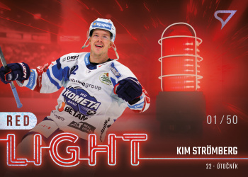 Kim Stromberg Kometa Brno Tipsport ELH 2022/23 SportZoo 2. serie Red Light /50 #RL-30